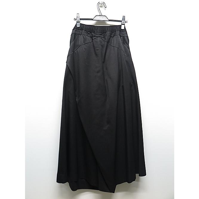 JULIUS・ユリウス/VISCOSE/WOOL/COTTON TWILL TROUSERS9/BLACK