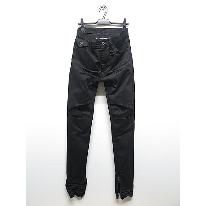 JULIUS・ユリウス/10.5oz STRETCH DENIM TROUSERS4/BLACK : 839pam4-bk