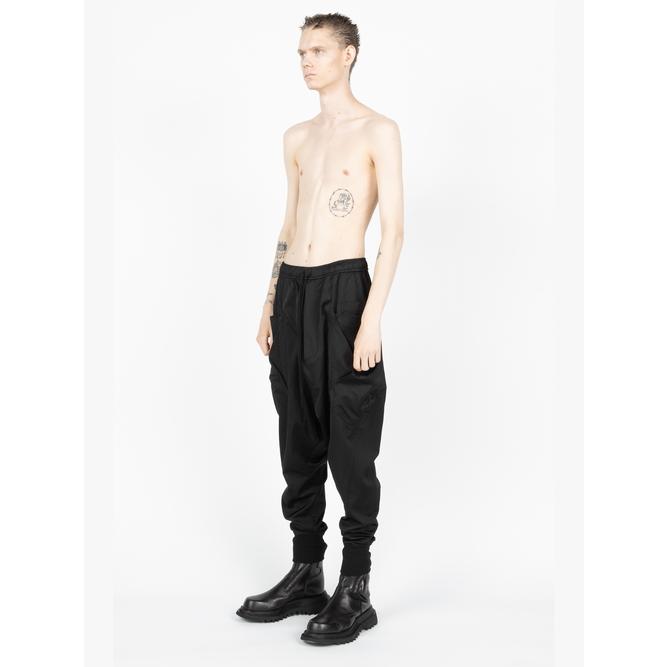 JULIUS・ユリウス/VISCOSE/NYLON STRETCH SATIN TROUSERS4/BLACK｜offside｜13