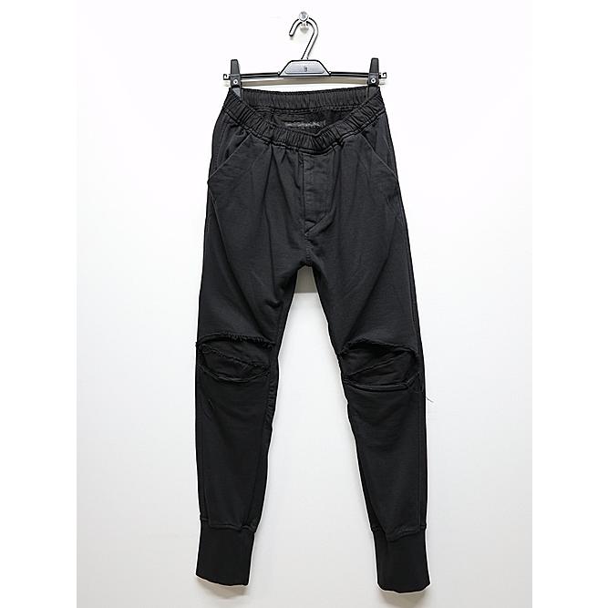 JULIUS JULIUS・ユリウス/COTTON SWEAT TROUSERS13/BLACK : OFFSIDE  