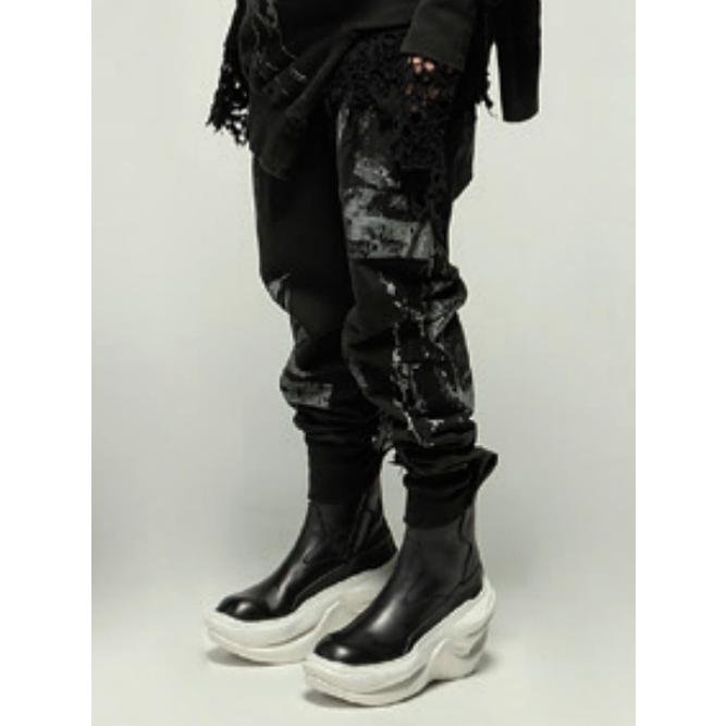 SALE50%OFF/JULIUS・ユリウス/COTTON HEAVY SWEAT TROUSERS22/BLACK | JULIUS | 10