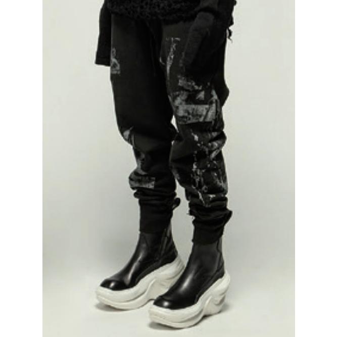 SALE50%OFF/JULIUS・ユリウス/COTTON HEAVY SWEAT TROUSERS22/BLACK | JULIUS | 07