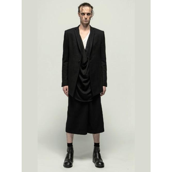 JULIUS・ユリウス/WOOL/RAYON/SILK SHRINK KERSEY JACKET1/BLACK | JULIUS | 10