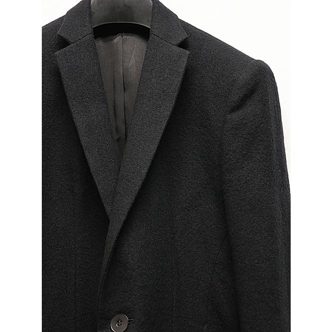 JULIUS・ユリウス/WOOL/RAYON/SILK SHRINK KERSEY JACKET1/BLACK | JULIUS | 01