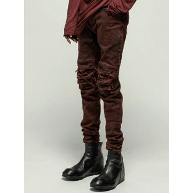 ユリウス JULIUS 10.5oz Stretch Denim Wide Cargo Pants