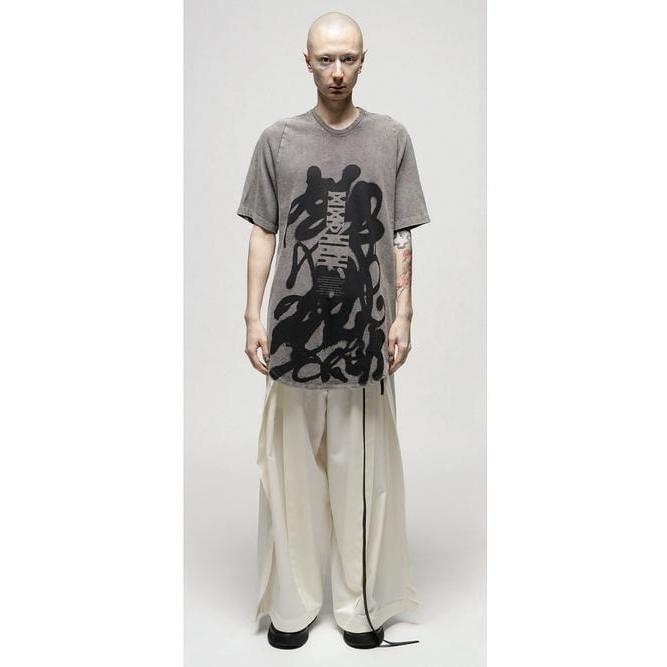 JULIUS JULIUS・ユリウス/FADED COTTON JERSEY CUT & SEWN4/DUST×BK