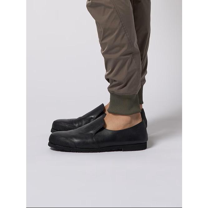 wjk・ダブルジェイケイ/combination slip-on shoes/blackの画像