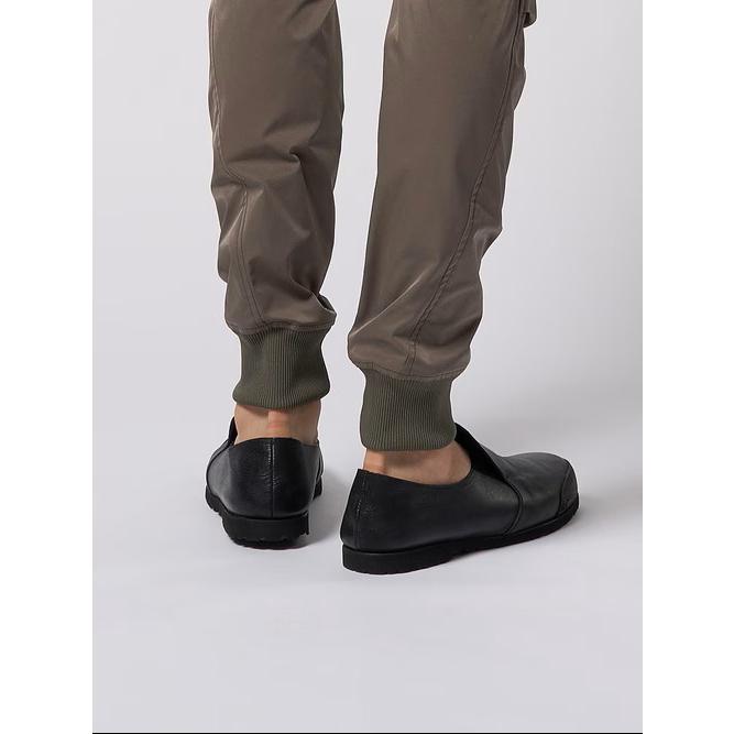 wjk・ダブルジェイケイ/combination slip-on shoes/blackの画像