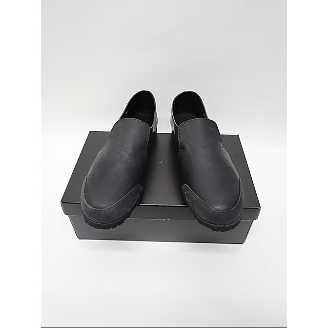 wjk・ダブルジェイケイ/combination slip-on shoes/blackの画像