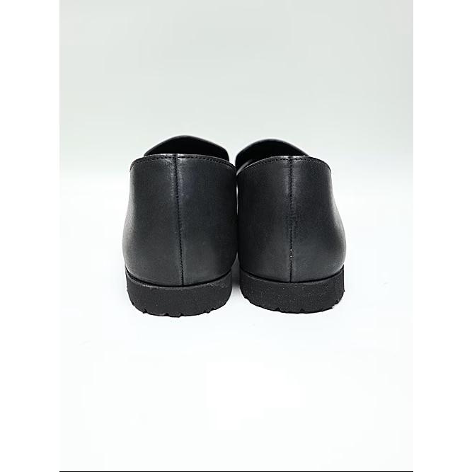 wjk・ダブルジェイケイ/combination slip-on shoes/blackの画像