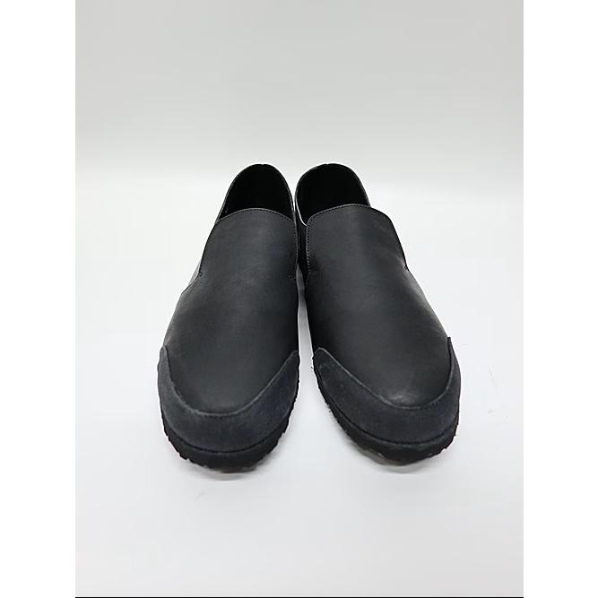 wjk・ダブルジェイケイ/combination slip-on shoes/blackの画像