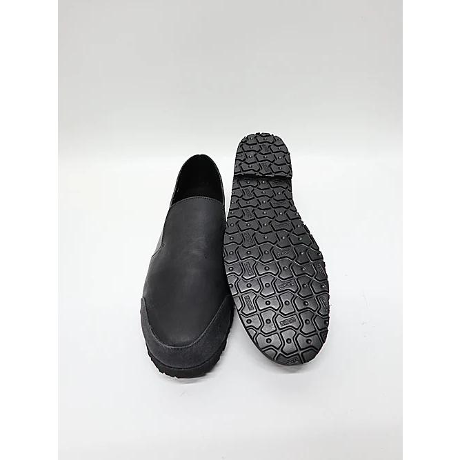 wjk・ダブルジェイケイ/combination slip-on shoes/blackの画像