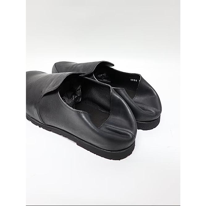 wjk・ダブルジェイケイ/combination slip-on shoes/blackの画像