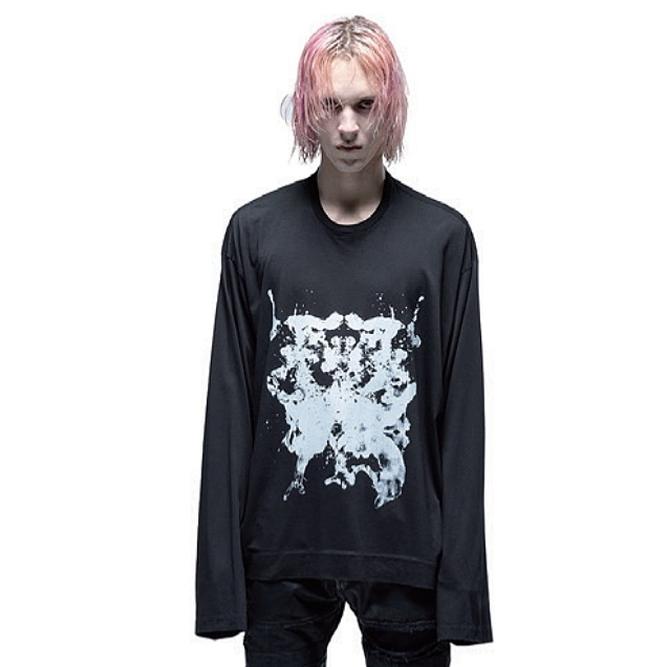 JULIUS・ユリウス/COTTON/MODAL JERSEY CUT & SEWN3/BLACK | JULIUS