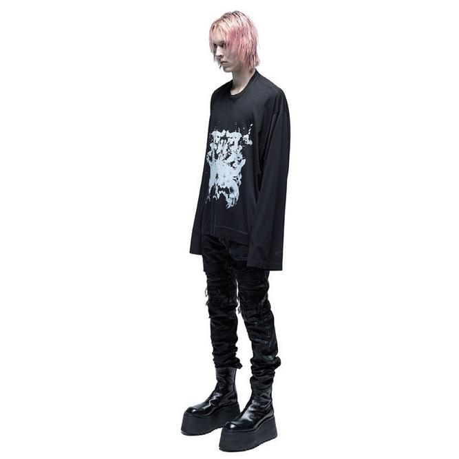 JULIUS・ユリウス/COTTON/MODAL JERSEY CUT & SEWN3/BLACK | JULIUS | 10