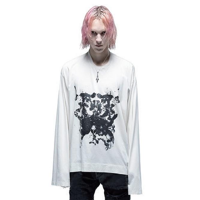 JULIUS・ユリウス/COTTON/MODAL JERSEY CUT & SEWN3/OFF WHITE | JULIUS