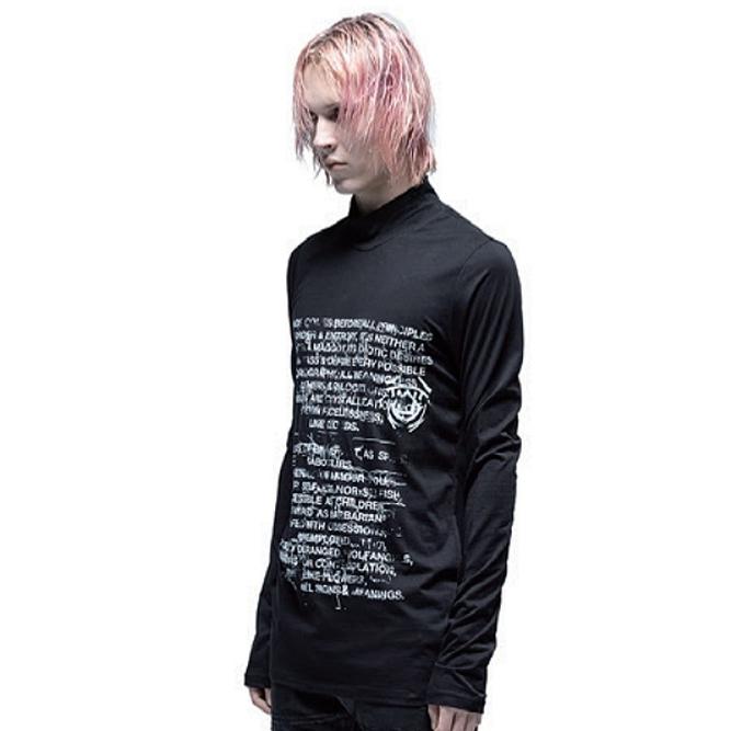 JULIUS・ユリウス/CUPRO/COTTON JERSEY CUT & SEWN6/BLACK | JULIUS | 01