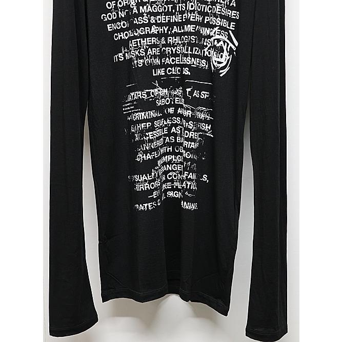 JULIUS・ユリウス/CUPRO/COTTON JERSEY CUT & SEWN6/BLACK | JULIUS | 05