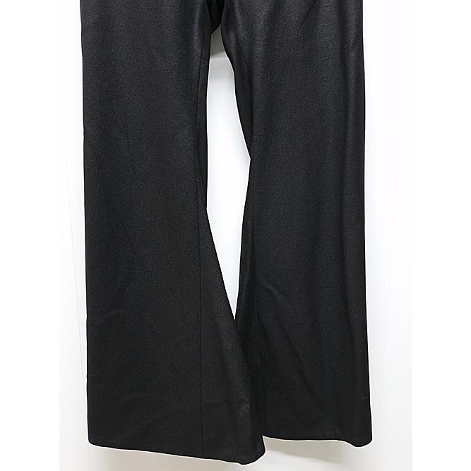 JULIUS JULIUS・ユリウス/WOOL/RAYON RING KERSEY TROUSERS9/BLACK