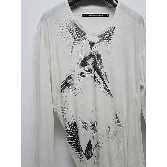 JULIUS・ユリウス/ COTTON/SILK JERSEY CUT & SEWN2/OFF WHITE | JULIUS | 03