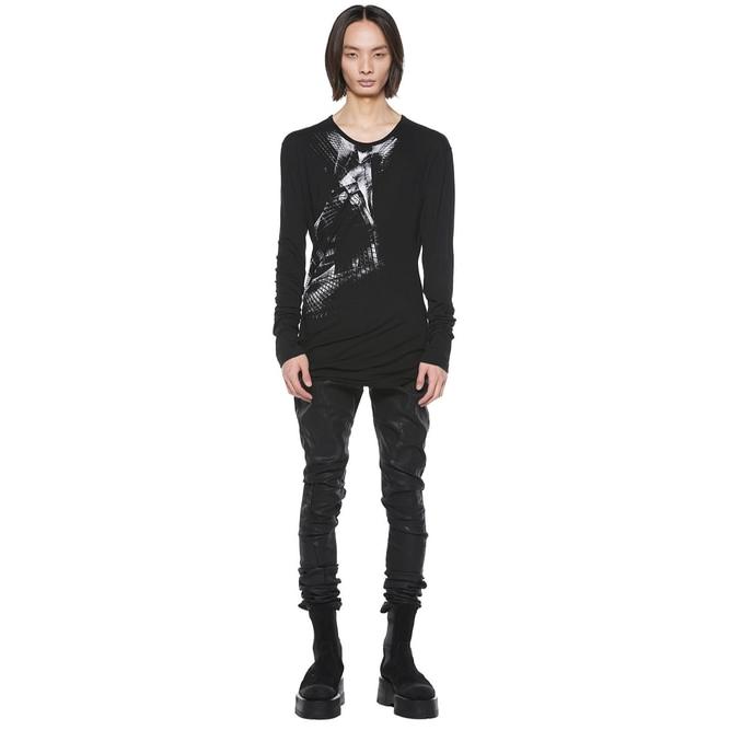 JULIUS・ユリウス/ COTTON/SILK JERSEY CUT & SEWN2/OFF WHITE | JULIUS | 10