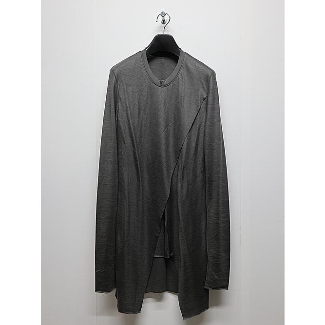 JULIUS JULIUS・ユリウス/WOOL SZ JERSEY CUT & SEWN3/GRAY : OFFSIDE