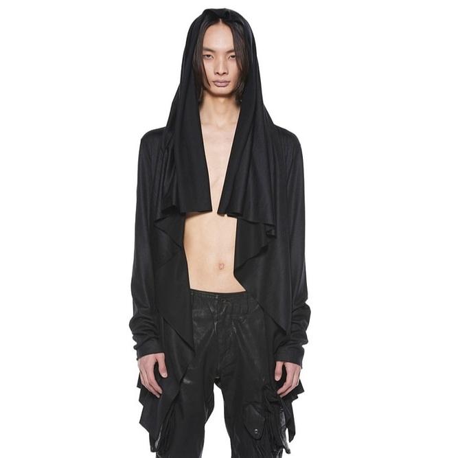 JULIUS JULIUS・ユリウス/WOOL SZ JERSEY CUT & SEWN5/GRAY : OFFSIDE