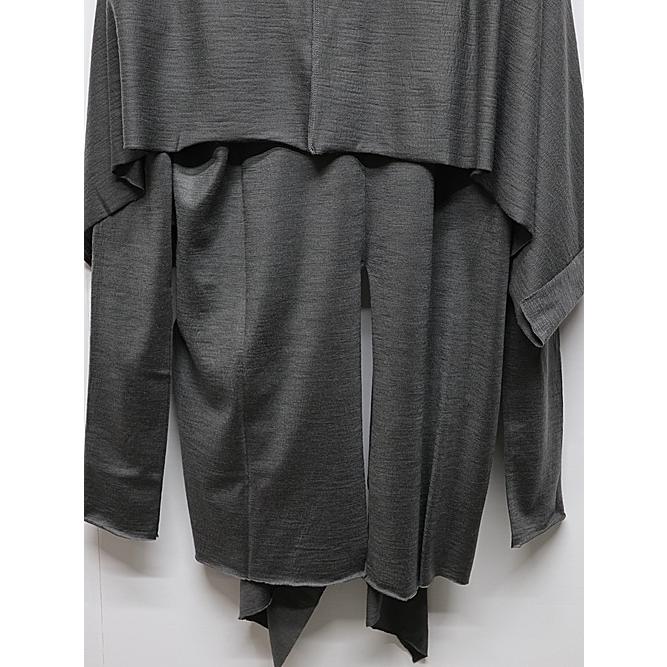 JULIUS JULIUS・ユリウス/WOOL SZ JERSEY CUT & SEWN5/GRAY : OFFSIDE