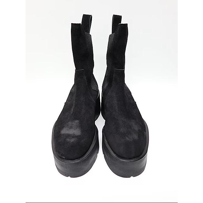 JULIUS・ユリウス/COW VELOUR FOOT WEAR1/BLACKの画像