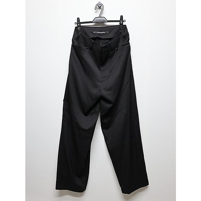 JULIUS・ユリウス/VISCOSE/WOOL TWILL TROUSERS1/BLACK | JULIUS | 04