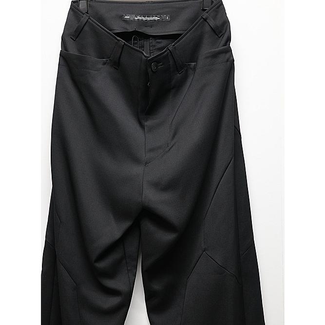 JULIUS・ユリウス/VISCOSE/WOOL TWILL TROUSERS1/BLACK | JULIUS | 05