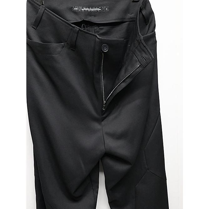 JULIUS・ユリウス/VISCOSE/WOOL TWILL TROUSERS1/BLACK | JULIUS | 06