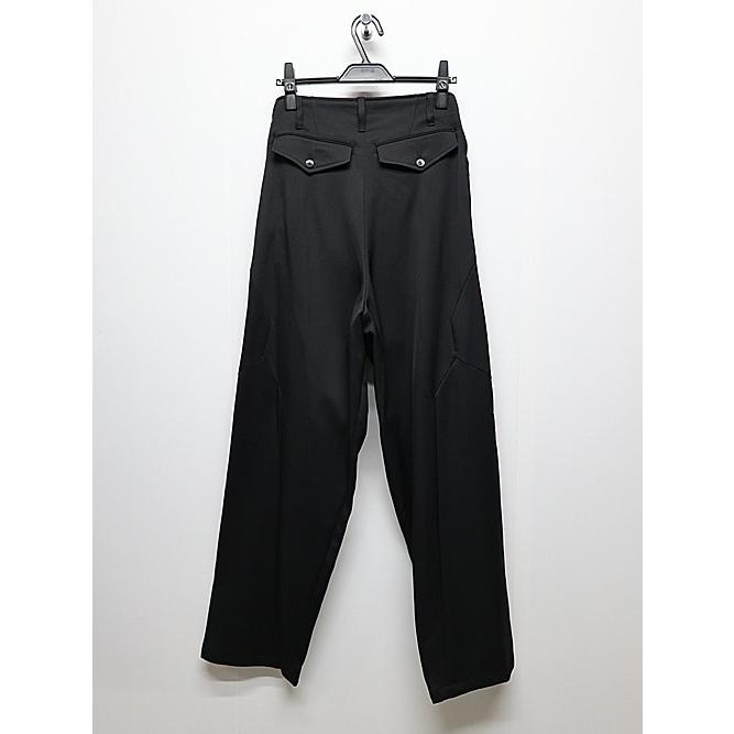 JULIUS・ユリウス/VISCOSE/WOOL TWILL TROUSERS1/BLACK | JULIUS | 09