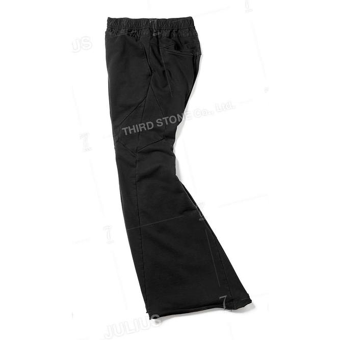 JULIUS JULIUS・ユリウス/COTTON DRY SWEAT TROUSERS10/BLACK