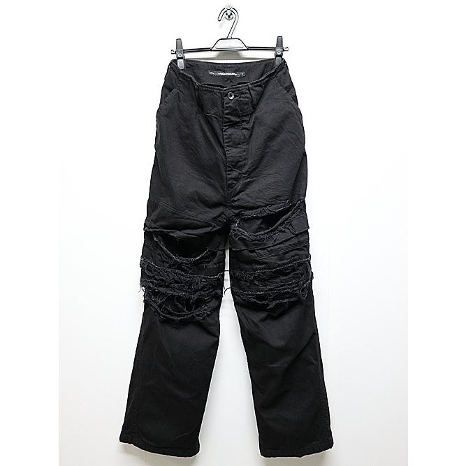 JULIUS JULIUS・ユリウス/10oz DENIM TROUSERS8/BLACK : OFFSIDE