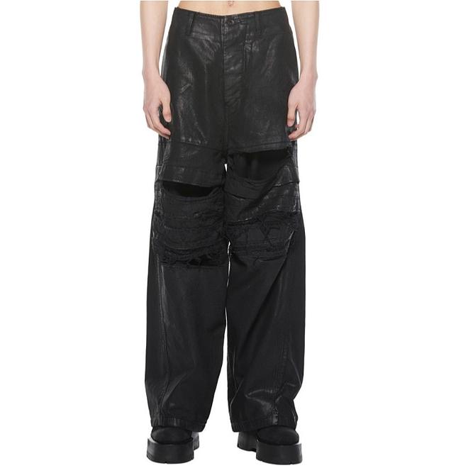JULIUS JULIUS・ユリウス/10oz DENIM TROUSERS8/BLACK : OFFSIDE