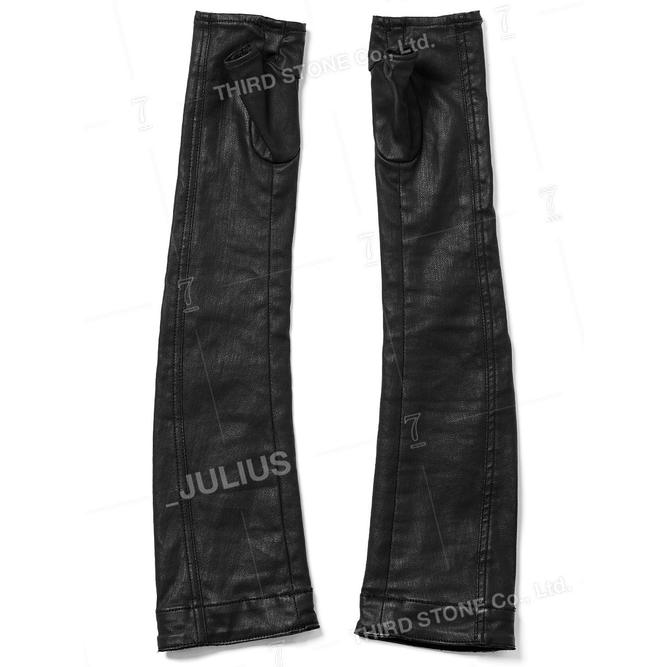 JULIUS JULIUS・ユリウス/10oz COATED STRETCH DENIM ACCESSORY1/BLACK