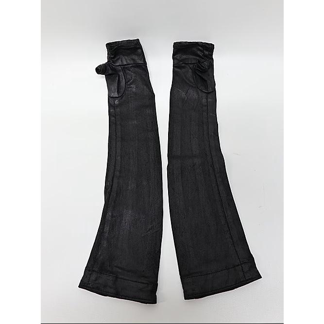 JULIUS JULIUS・ユリウス/10oz COATED STRETCH DENIM ACCESSORY1/BLACK