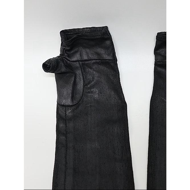 JULIUS JULIUS・ユリウス/10oz COATED STRETCH DENIM ACCESSORY1/BLACK