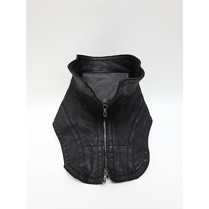 JULIUS JULIUS・ユリウス/10oz COATED STRETCH DENIM ACCESSORY2/BLACK