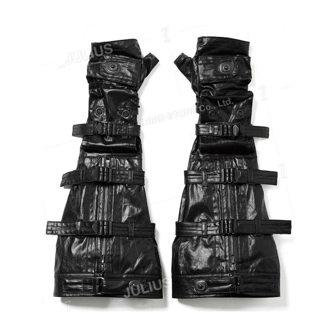 JULIUS JULIUS・ユリウス/LAMINATED CLOTH ACCESSORY9/BLACK : OFFSIDE