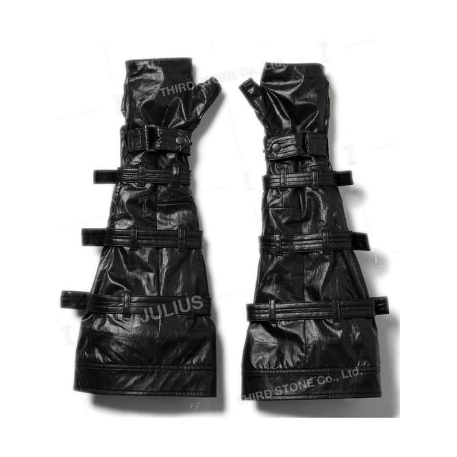 JULIUS JULIUS・ユリウス/LAMINATED CLOTH ACCESSORY9/BLACK : OFFSIDE