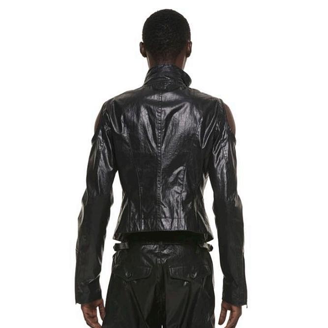 (予約品)2〜3月入荷予定/JULIUS・ユリウス/LAMINATED CLOTH BLOUSON9/BLACK | JULIUS | 01