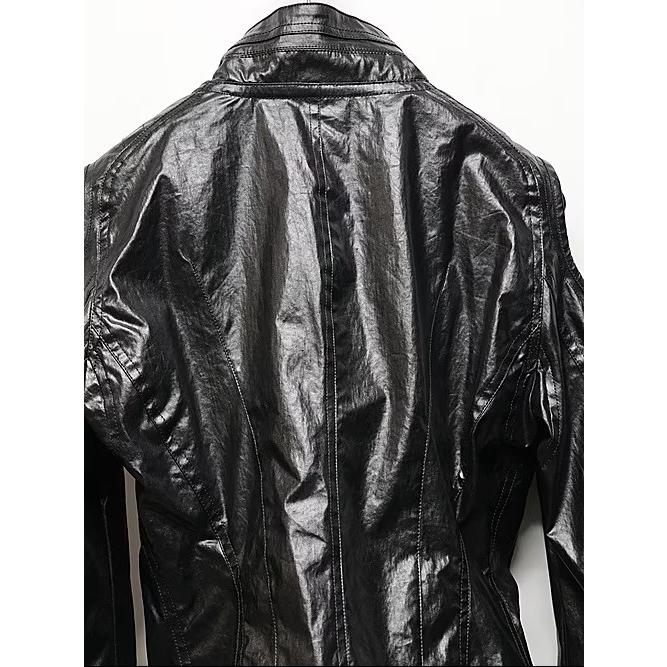 JULIUS・ユリウス/LAMINATED CLOTH BLOUSON9/BLACK | JULIUS | 05