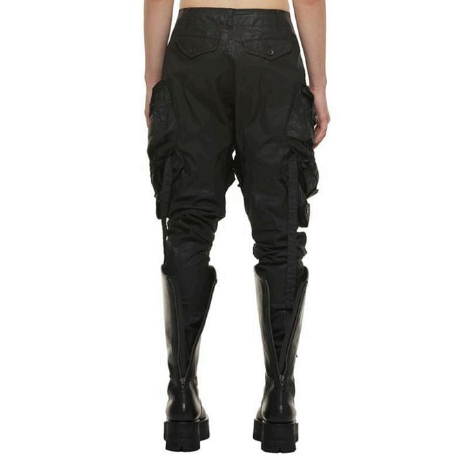 JULIUS JULIUS・ユリウス/COATED CLOTH TROUSERS17/BLACK : OFFSIDE