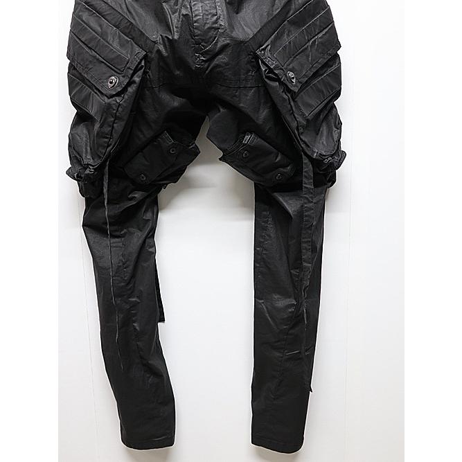 JULIUS JULIUS・ユリウス/COATED CLOTH TROUSERS17/BLACK : OFFSIDE