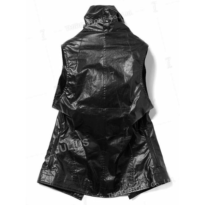 (予約品)2〜3月入荷予定/JULIUS・ユリウス/LAMINATED CLOTH VEST2/BLACK | JULIUS | 05