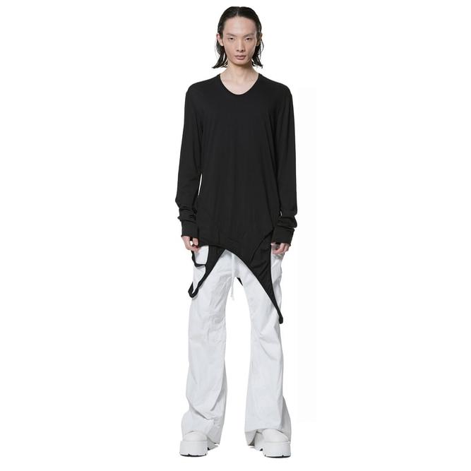 JULIUS JULIUS・ユリウス/COTTON JERSEY CUT & SEWN3/BLACK : OFFSIDE