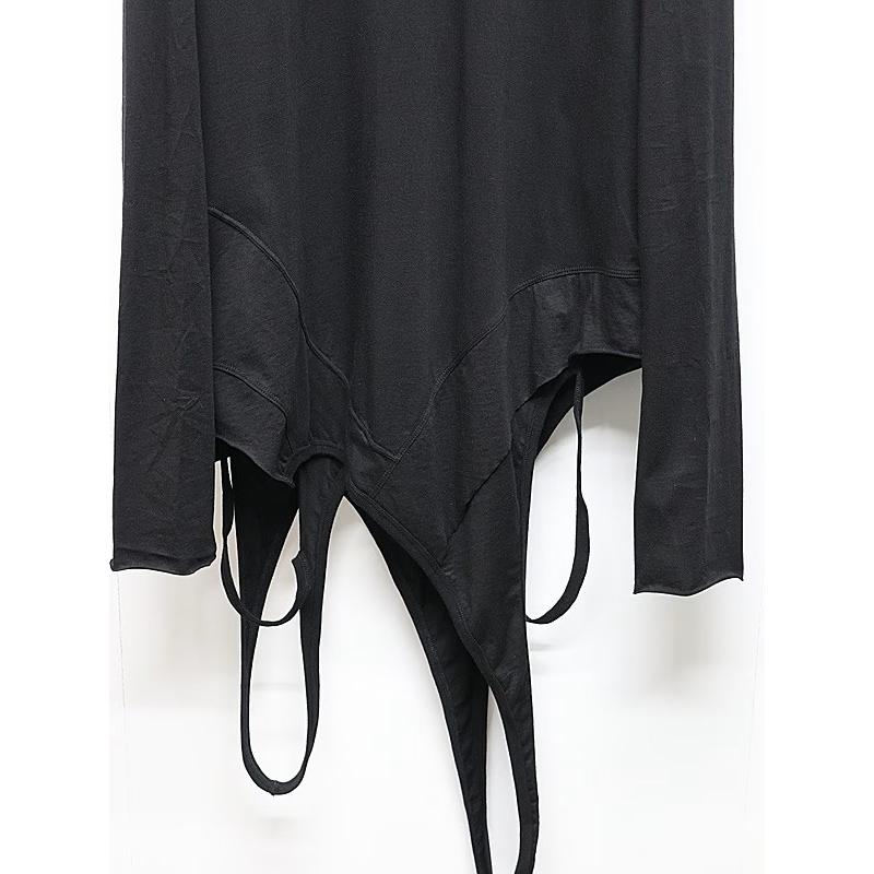 JULIUS JULIUS・ユリウス/COTTON JERSEY CUT & SEWN3/BLACK : OFFSIDE