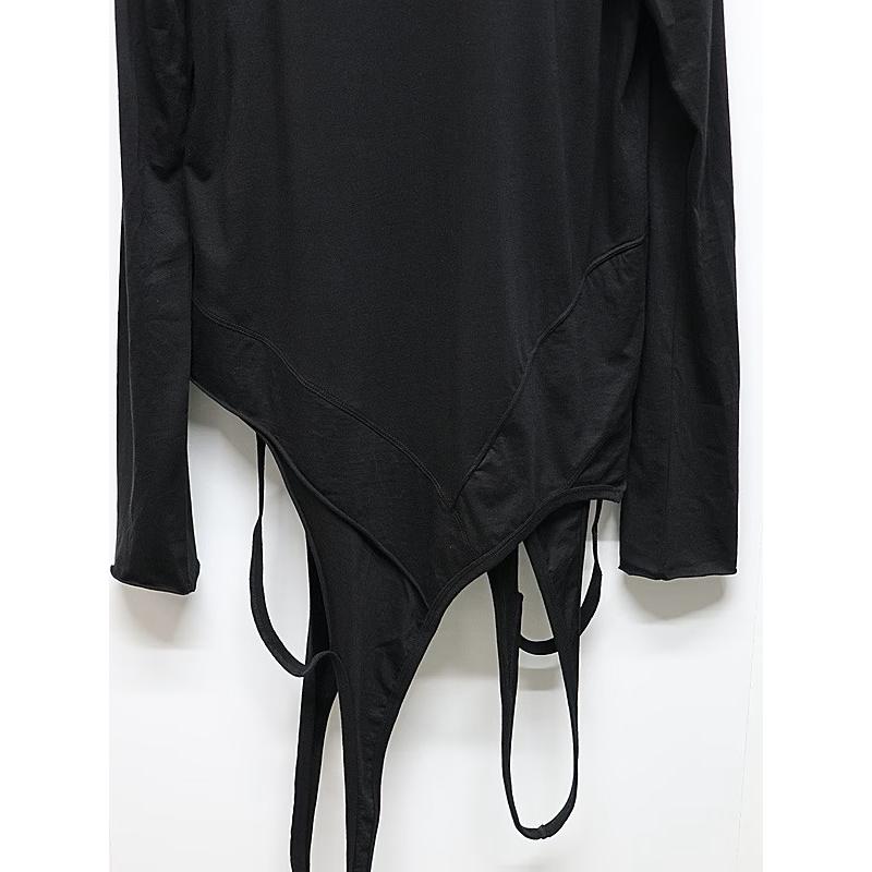 JULIUS ユリウス ディストーテッドタンクトップ 1 WOOL SILK JULIUS JULIUS・ユリウス/COTTON JERSEY CUT & SEWN3/BLACK : OFFSIDE